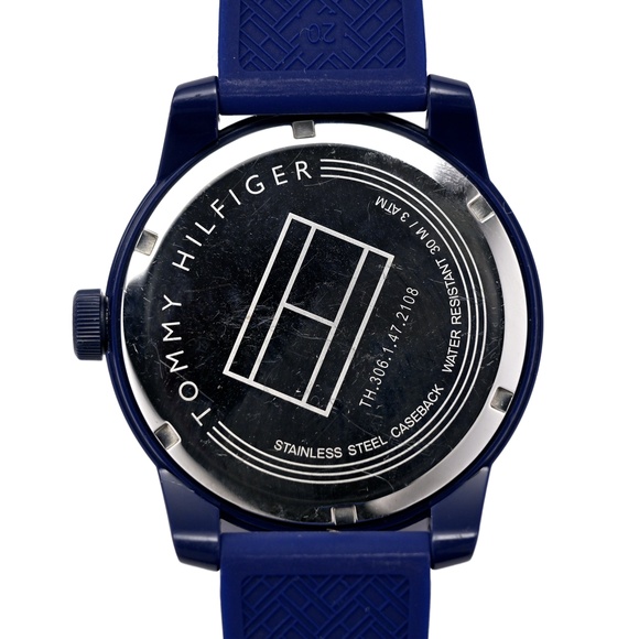 Tommy Hilfiger Men's Quartz Plastic and Rubber Casual Watch Blue 1791322 - Picture 5 of 10